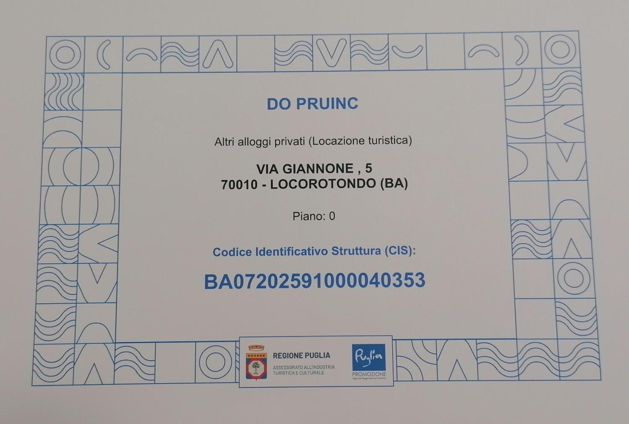Villa Do Pruinc Locorotondo Esterno foto